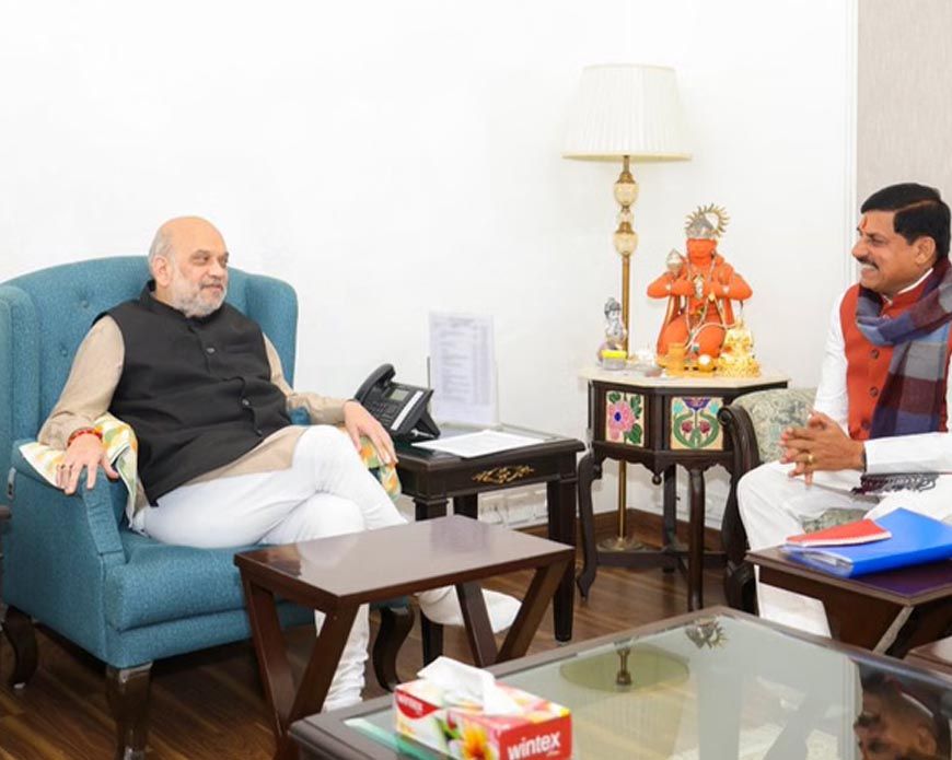 सीएम मोहन यादव की दिल्ली में अमित शाह से मुलाकात, दो साल के कार्यकाल का दिया ब्योरा