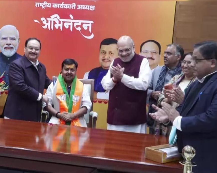 बीजेपी के नए कार्यकारी अध्यक्ष नितिन नबीन ने संभाला कार्यभार, जेपी नड्डा और अमित शाह की मौजूदगी में