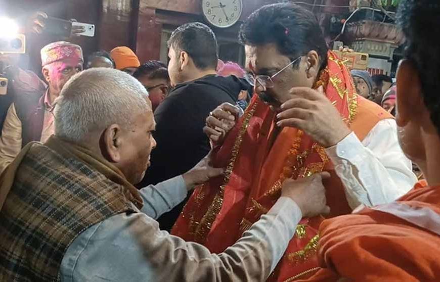 नई जिम्मेदारी पर संजय सरावगी: शक्तिपीठ से मिली शक्ति, आशीर्वाद लेने आया