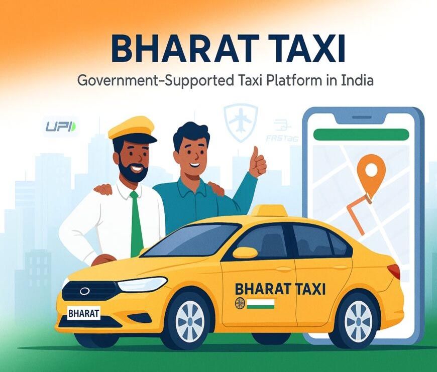 Bharat Taxi दिल्ली में 1 जनवरी से लॉन्च: सर्ज प्राइसिंग हटाया, ड्राइवरों को मिलेगा 80% किराया