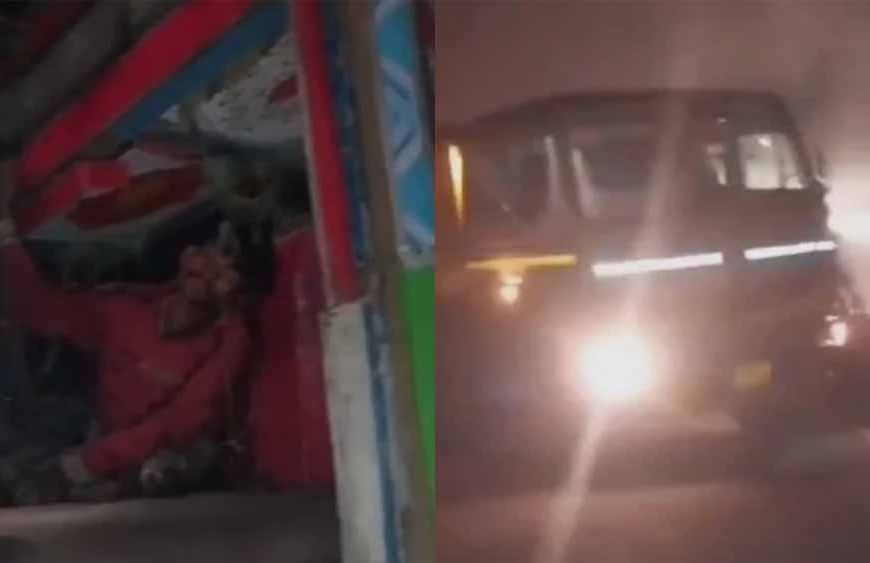 रीवा-प्रयागराज हाईवे पर भीषण हादसा: ट्रक-ट्रेलर की टक्कर, 5 घंटे बाद गैस कटर से निकाली गई ड्राइवर की जान