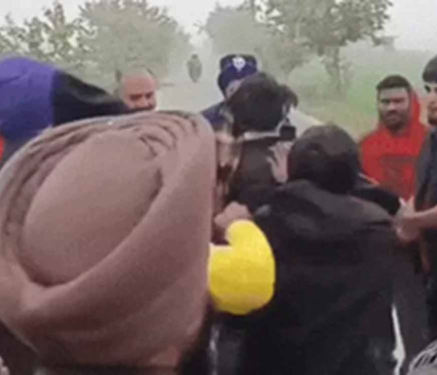 ग्रामीणों का एक्शन मोड: दियालपुर में नशे के खिलाफ नाकाबंदी, हथियारबंद युवक धराया