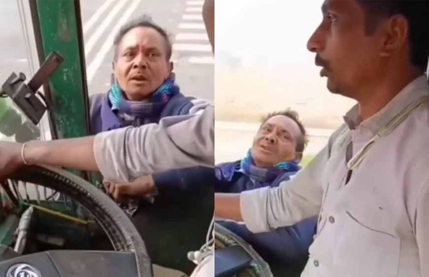 रीवा में RTO की दबंगई कैमरे में कैद! अवैध वसूली का विरोध करने पर ट्रक चालक ने कर्मी को खिड़की पर लटकाकर कई KM तक दौड़ाया