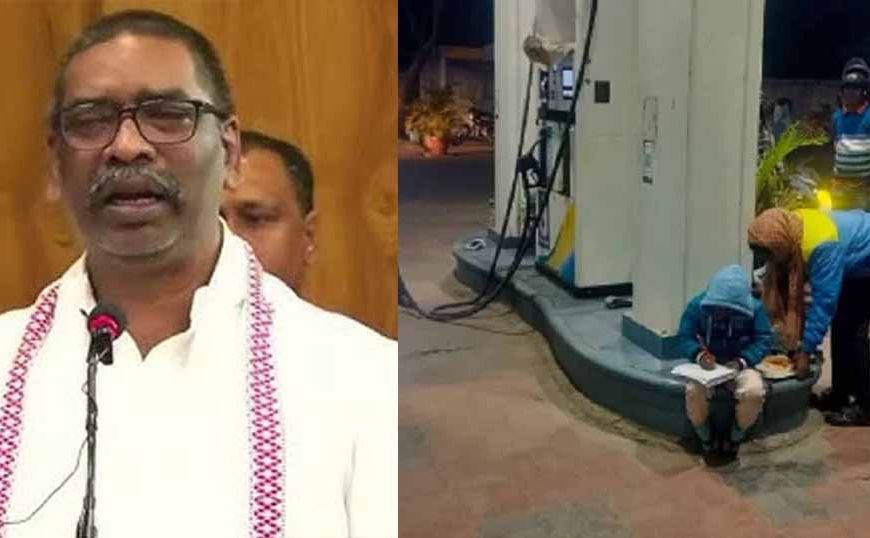 पेट्रोल पंप की लाइट में पढ़ने वाले बच्चे पर मेहरबान हुए CM हेमंत सोरेन