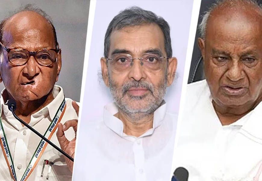 शरद पवार और उपेंद्र कुशवाहा की राज्यसभा में वापसी का सवाल, 75 सीटों का गणित उलझा