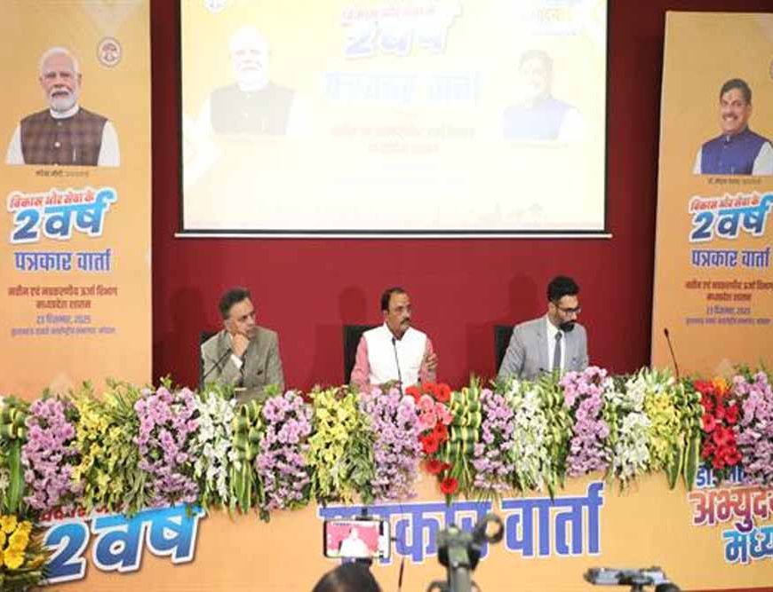 प्रधानमंत्री श्री मोदी के नेतृत्व और मुख्यमंत्री डॉ. यादव के मार्गदर्शन में मध्यप्रदेश ने की अभूतपूर्व प्रगति : मंत्री शुक्ला