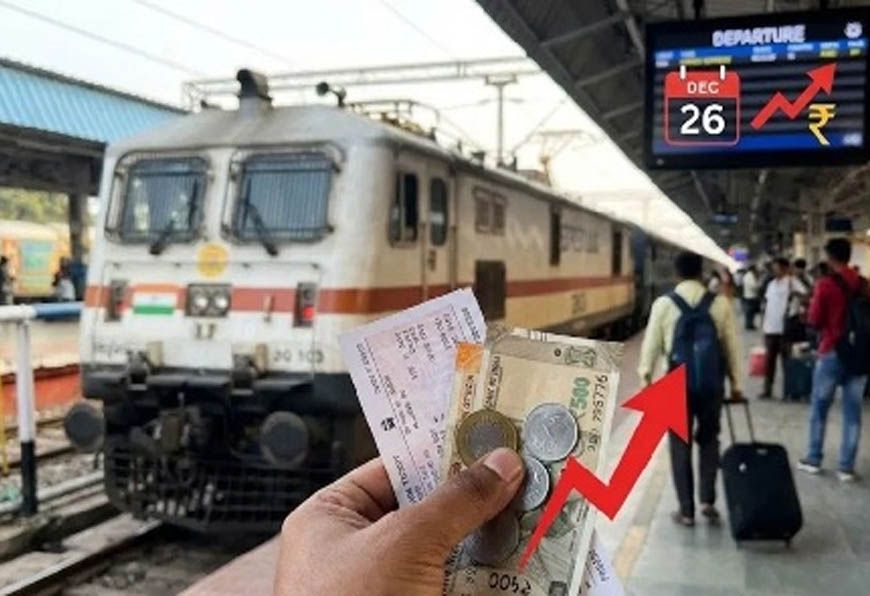 आज से रेल यात्रा महंगी, स्लीपर से AC तक बढ़े किराए; जानिए आपकी जेब पर कितना पड़ेगा असर