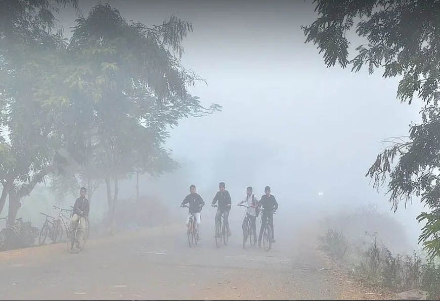 MP में कड़ाके की ठंड, पचमढ़ी में पारा 4.2°C पर, 25 शहरों में तापमान 10°C से नीचे; कई जिलों में घना कोहरा