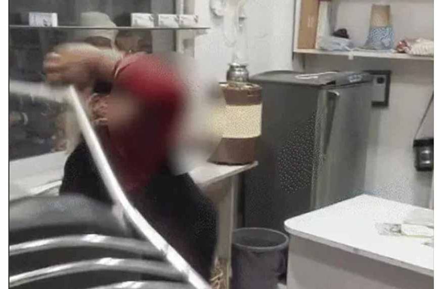 फतेहाबाद में सरेआम हंगामा: बेटी से बदसलूकी के आरोप में महिला ने मेडिकल स्टोर संचालक को पीटा