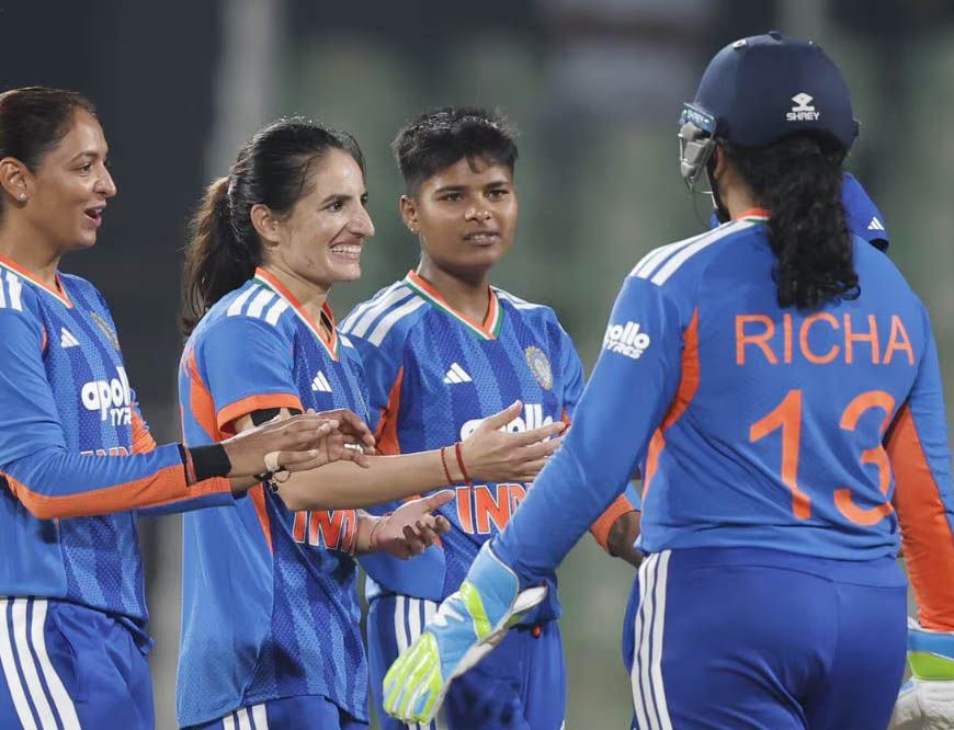 भारत का श्रीलंका पर दबदबा, विमेंस टी20 सीरीज पर किया कब्जा; शेफाली-रेणुका चमकीं
