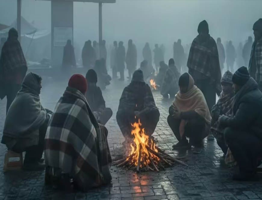 राजगढ़ बना सबसे ठंडा शहर, पारा 3.8°C पर, 16 जिलों में घना कोहरा, ट्रेनें लेट