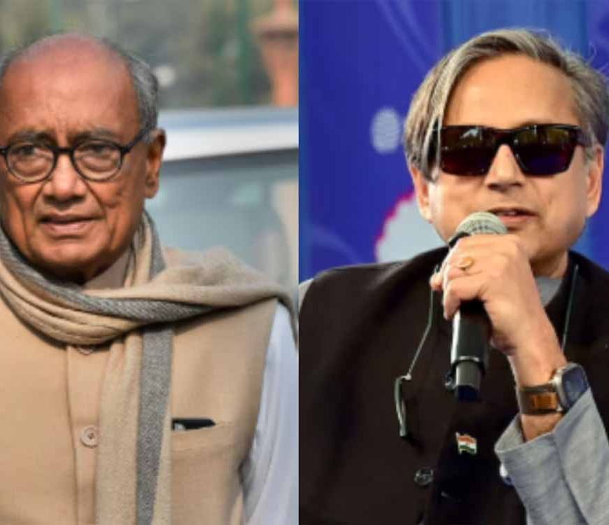 RSS पर दिग्विजय सिंह के बयान को मिला शशि थरूर का समर्थन, संगठन की मजबूती पर जताई सहमति