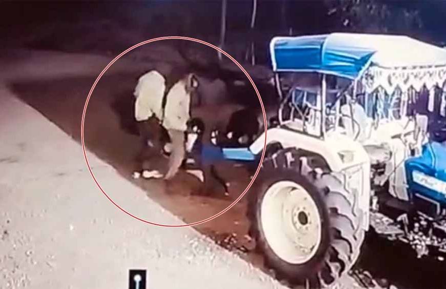 रतलाम में ट्रैक्टर चोरी के दौरान फायरिंग, ग्रामीणों की बहादुरी से एक बदमाश धराया