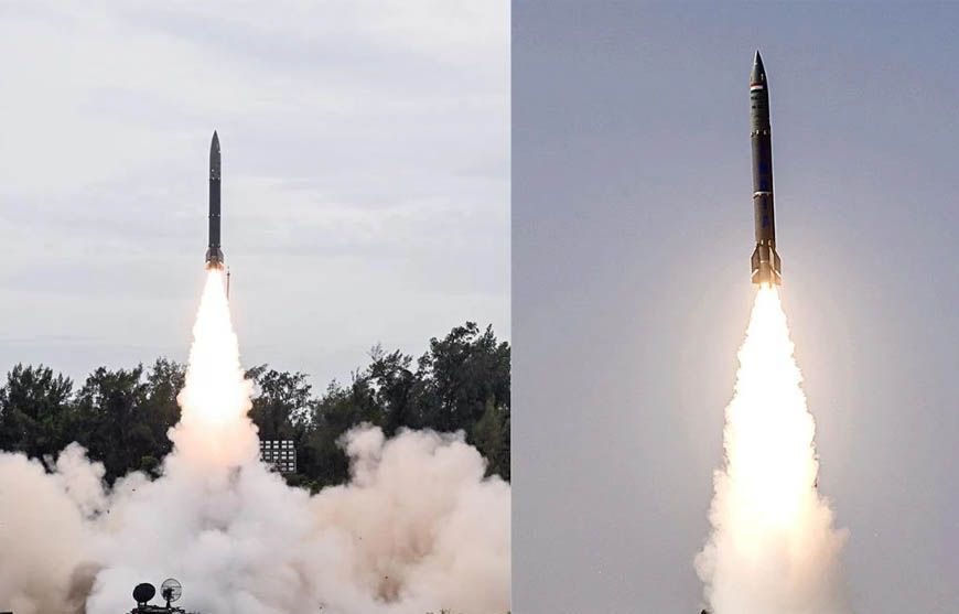 DRDO ने एक साथ दागीं दो 'प्रलय' मिसाइलें, भारत ने दिखाई अपनी सैन्य ताकत