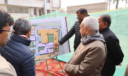 मुख्यमंत्री नितीश ने सुपर स्पेशियलिटी अस्पताल भवन का किया निरीक्षण, तेजी से निर्माण कार्य करने के दिए निर्देष