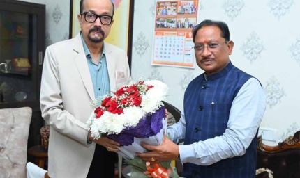 राज्यपाल डेका को मुख्यमंत्री  साय ने दी नए वर्ष की शुभकामनाएं