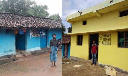 हेमचंद के परिवार को मिला प्रधानमंत्री आवास योजना में  पक्का घर, बरसात में होती थी परेशानी