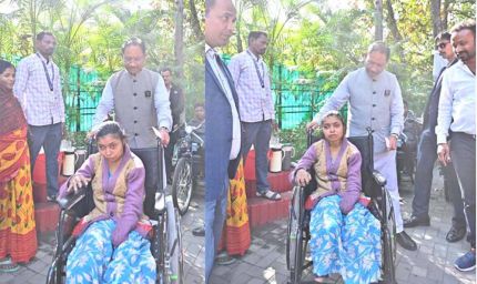 जनदर्शन में दिव्यांगजनों को मुख्यमंत्री ने दीं बैटरी ट्राइसिकल, व्हीलचेयर और श्रवण यंत्र भी बांटे