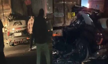 पटना में कोहरे के बीच टकराई कई गाड़ियां, पिता और उनकी मासूम बेटी की मौत