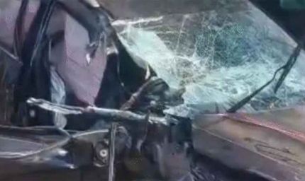 तेज रफ्तार बनी काल: छिंदवाड़ा-नरसिंहपुर हाईवे पर ट्रक से टकराई कार, चालक की मौत