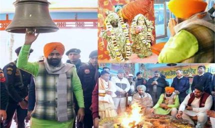 मुख्यमंत्री सैनी ने गुरुद्वारा में टेका माथा, 'गुरुओं ने सदैव भलाई के लिए कुर्बानियां दीं'