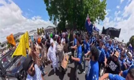 न्यूज़ीलैंड में नगर कीर्तन का विरोध तेज: हाका डांस कर रोका, भड़काऊ नारों से मचा बवाल