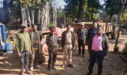 अवैध उत्खनन में संलिप्त 2 ट्रैक्टर जब्त, वन अमले ने गश्त के दौरान की कार्रवाई