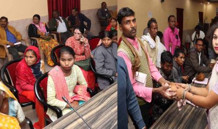 मनेन्द्रगढ़ के अमृत सदन में लगा दिव्यांग शिविर, 80 लोगों की आधार संबंधी समस्याओं का हुआ समाधान