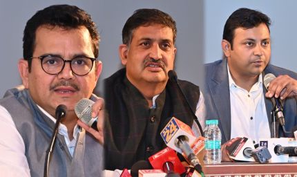 सचिव खनिज संसाधन विभाग छत्तीसगढ़ शासन पी. दयानंद की पत्रकार वार्ता