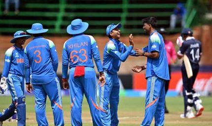 अंडर-19 वर्ल्ड कप: हेनिल पटेल की घातक गेंदबाज़ी, USA 107 पर सिमटा