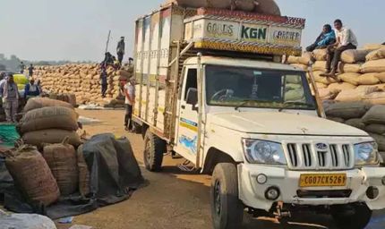 राजनांदगांव में डेढ़ करोड़ की अवैध धान जब्त, नाकेबंदी में पुलिस को मिली सफलता