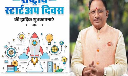'युवा उद्यमियों को संसाधन और अवसर देकर सक्षम बना रही सरकार'  CM साय ने राष्ट्रीय स्टार्टअप दिवस की दी शुभकामनाएं