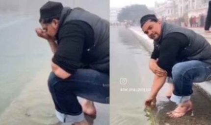 स्वर्ण मंदिर में बवाल: सरोवर में मुस्लिम युवक के हाथ-पैर धोने और कुल्ला करने पर मचा हंगामा