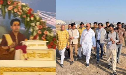 धीरेन्द्र शास्त्री का 100 बीघा में बनेगा कथा पांडाल, भोजन-पार्किंग की रहेगी निःशुल्क व्यवस्था