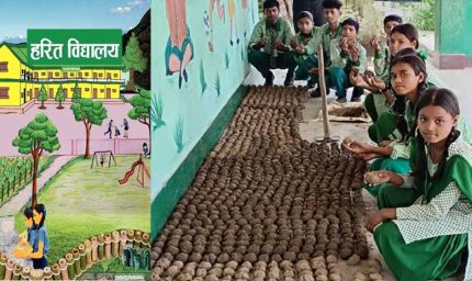 रांची के स्कूल में बच्चों ने बनाए 10000 सीड बॉल, हरित विद्यालय की ओर बढ़ा कदम