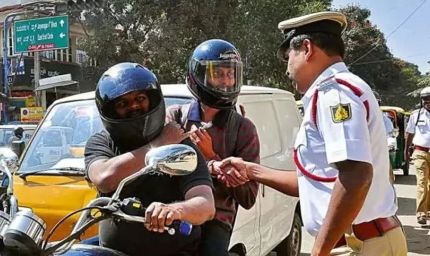 बिना हेलमेट घर से निकले तो कटेगा चालान, सड़क पर निकलते ही कार्रवाई