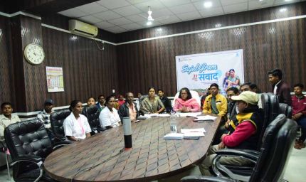 सुजल ग्राम संवाद के तृतीय चरण में ग्राम पंचायत साल्हेभाट ने किया छत्तीसगढ़ का प्रतिनिधित्व