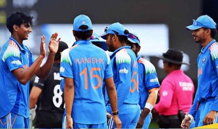 वर्ल्ड कप में भारत की अजेय जीत, न्यूजीलैंड को 7 विकेट से हराया, वैभव और आयुष का जलवा