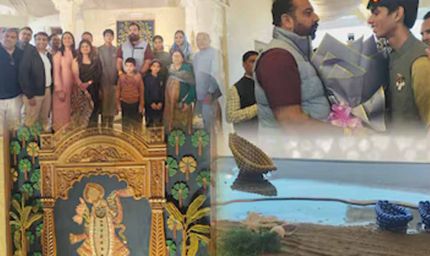 उदयपुर सिटी पैलेस में स्पर्श दोशी की कला का भव्य प्रदर्शन