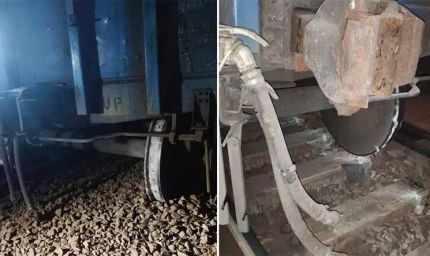 जगदलपुर की मालगाड़ी दुर्घटनाग्रस्त, विशाखापत्तनम का रेल आवागमन ठप