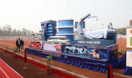 एमएसएमई की स्टार्टअप आइडिया टू स्केल थीम पर आधारित झांकी बनी आकर्षण का केंद्र