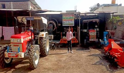 कस्टम हायरिंग स्कीम से प्रतीक ने अपने कृषि कार्य को बनाया आसान
