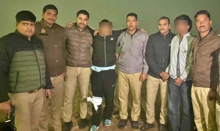 आगरा में फिर पुलिस एनकाउंटर, राज चौहान हत्याकांड के तीन आरोपी गिरफ्तार