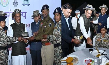 मुख्यमंत्री साय ने नारायणपुर में जवानों का बढ़ाया हौसला, साथ में किया रात्रि भोज