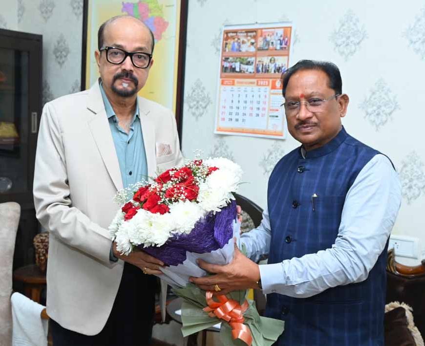 राज्यपाल डेका को मुख्यमंत्री  साय ने दी नए वर्ष की शुभकामनाएं