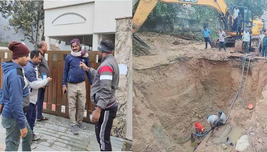 रायपुर में स्वच्छ क्लोरीनयुक्त पेयजल की घरों में हो रही आपूर्ति, लीकेज को ट्रेस कर तत्काल किया सुधार
