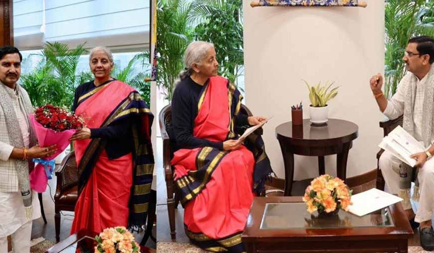बजट 2026-27 से पहले तोखन साहू की निर्मला सीतारमण से मुलाकात, छत्तीसगढ़ के लिए 3 अहम परियोजनाओं का प्रस्ताव