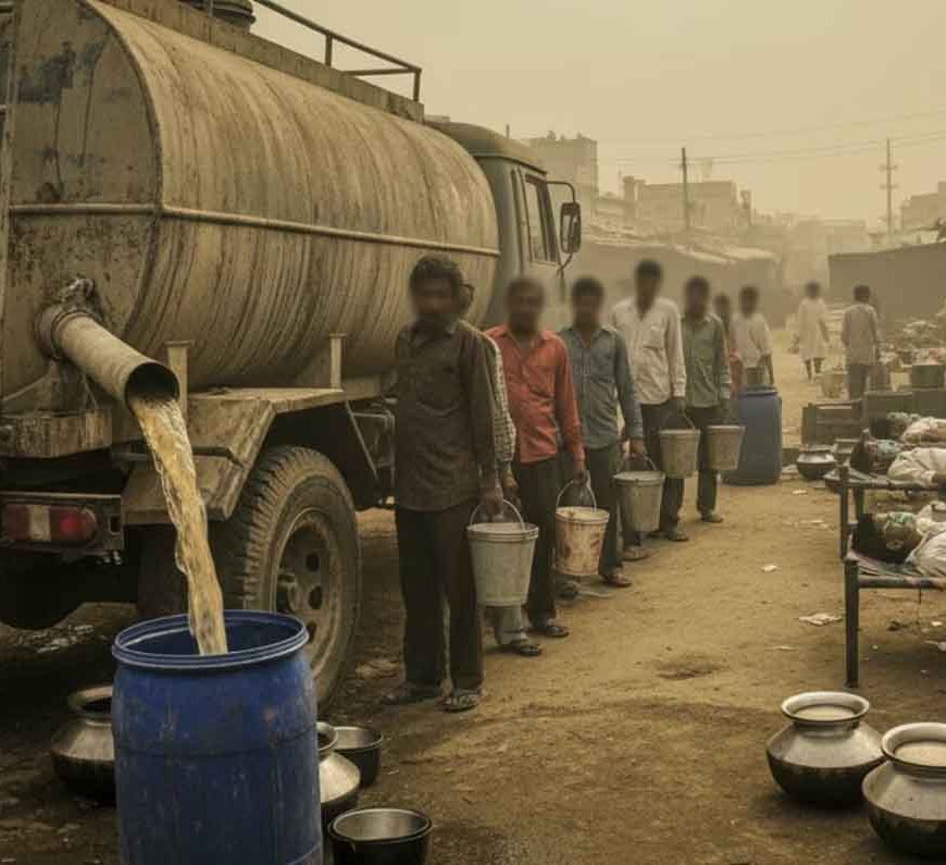इंदौर मौत कांड के बाद सियासत गर्म: BJP नेता की मांग—दिल्ली में लोगों को मुफ्त मिले बोतलबंद पानी