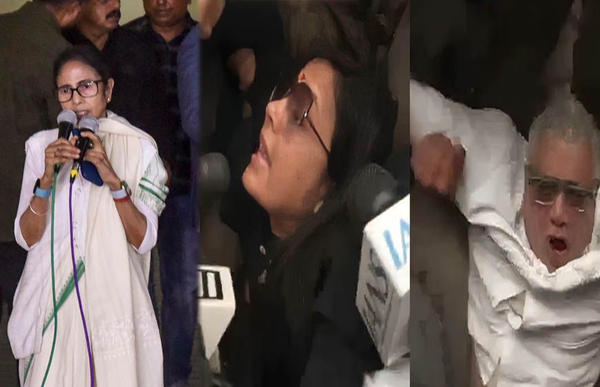 ED रेड के खिलाफ दिल्ली में TMC सांसदों का गृह मंत्रालय के सामने प्रदर्शन, पुलिस ने किया हिरासत में