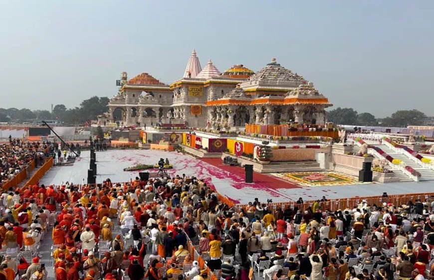 अयोध्या राम मंदिर के आसपास मांस की बिक्री पर रोक, राम पथ से हटाई गईं मांस की दुकानें